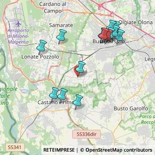 Mappa Via dello Statuto, 20020 Magnago MI, Italia (4.45067)