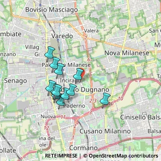 Mappa Via Renato Serra, 20037 Paderno Dugnano MI, Italia (1.59167)