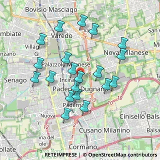 Mappa Via Renato Serra, 20037 Paderno Dugnano MI, Italia (1.8075)