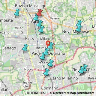 Mappa Via Renato Serra, 20037 Paderno Dugnano MI, Italia (2.45813)