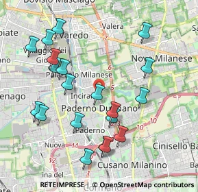 Mappa Via Renato Serra, 20037 Paderno Dugnano MI, Italia (2.0995)