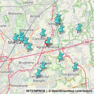 Mappa Via San Paolo, 20864 Agrate Brianza MB, Italia (4.31133)