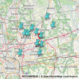 Mappa Via San Paolo, 20864 Agrate Brianza MB, Italia (5.83231)