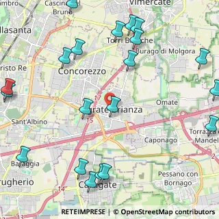 Mappa Via San Paolo, 20864 Agrate Brianza MB, Italia (2.9775)