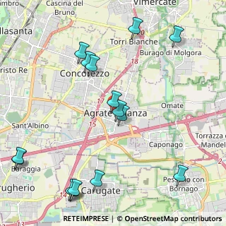 Mappa Via San Paolo, 20864 Agrate Brianza MB, Italia (2.63733)