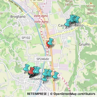 Mappa Via Cozza Pillon, 36070 Castelgomberto VI, Italia (1.377)
