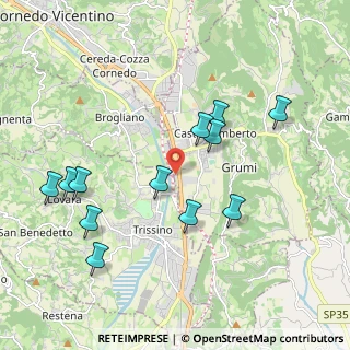 Mappa Via Cozza Pillon, 36070 Castelgomberto VI, Italia (2.04)