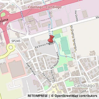 Mappa Via Enrico Fermi, 16, 20040 Cambiago, Milano (Lombardia)