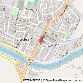 Mappa Via Fausta, 8, 30020 Eraclea, Venezia (Veneto)