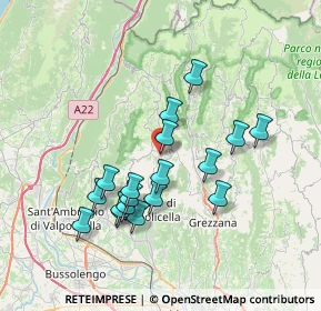 Mappa Via Aleardo Aleardi, 37024 Negrar di Valpolicella VR, Italia (6.62556)