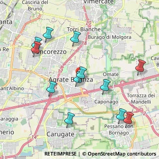 Mappa Via Santa Caterina, 20864 Agrate Brianza MB, Italia (2.22833)
