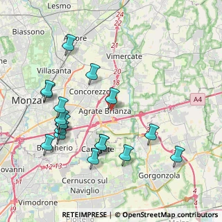 Mappa Via Santa Caterina, 20864 Agrate Brianza MB, Italia (4.38611)