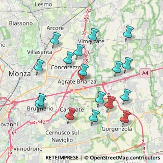 Mappa Via Santa Caterina, 20864 Agrate Brianza MB, Italia (4.22235)