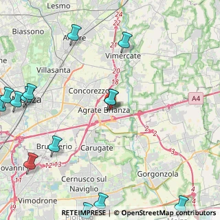 Mappa Via Santa Caterina, 20864 Agrate Brianza MB, Italia (6.41071)