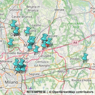 Mappa Via Santa Caterina, 20864 Agrate Brianza MB, Italia (9.431)