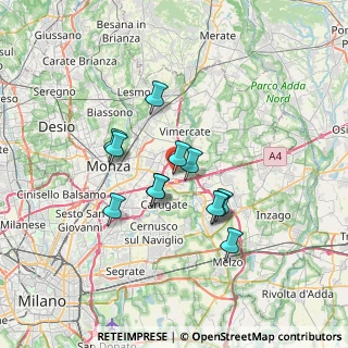Mappa Via Santa Caterina, 20864 Agrate Brianza MB, Italia (5.4775)