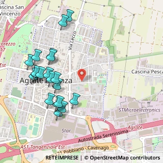 Mappa Via Santa Caterina, 20864 Agrate Brianza MB, Italia (0.5585)