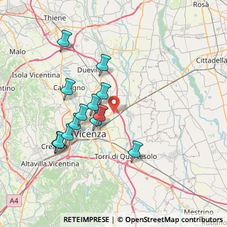 Mappa Via Postumia, 36100 Vicenza VI, Italia (6.92231)