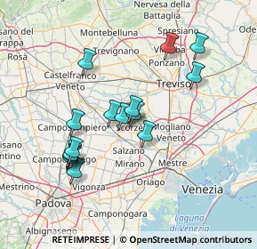 Mappa Via Antonio Gramsci, 30037 Scorzè VE, Italia (12.97333)