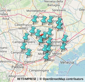 Mappa Via Antonio Gramsci, 30037 Scorzè VE, Italia (11.0925)