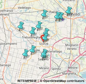 Mappa Via Antonio Gramsci, 30037 Scorzè VE, Italia (6.67154)