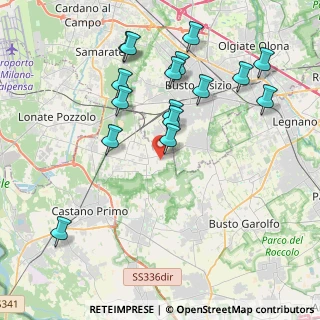 Mappa Via Sicilia, 20020 Magnago MI, Italia (4.18875)