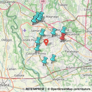 Mappa Via Sicilia, 20020 Magnago MI, Italia (6.92308)