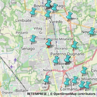 Mappa Via Martin Luther King, 20037 Paderno Dugnano MI, Italia (2.992)