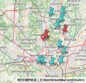 Mappa Via Martin Luther King, 20037 Paderno Dugnano MI, Italia (7.47308)