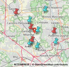Mappa Via Lario, 20030 Senago MI, Italia (3.33818)