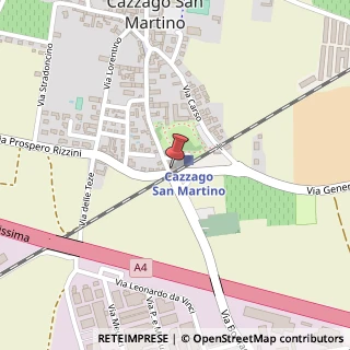 Mappa Via Giuseppe Verdi, 69, 25046 Cazzago San Martino, Brescia (Lombardia)