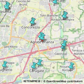 Mappa Piazza Sant'Eusebio, 20864 Agrate Brianza MB, Italia (2.88267)