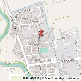 Mappa Via F.lli Rosselli, 6, 36050 Quinto Vicentino, Vicenza (Veneto)