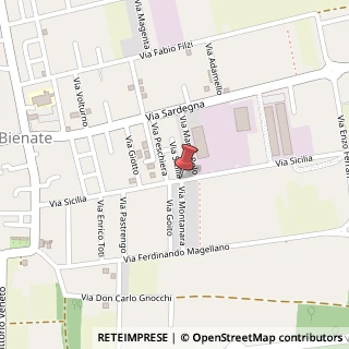 Mappa Via Sicilia, 35, 20020 Magnago, Milano (Lombardia)