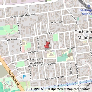 Mappa Via varese 98, 20024 Garbagnate Milanese, Milano (Lombardia)
