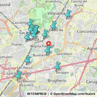Mappa Viale Ugo Foscolo, 20052 Monza MB, Italia (2.01214)