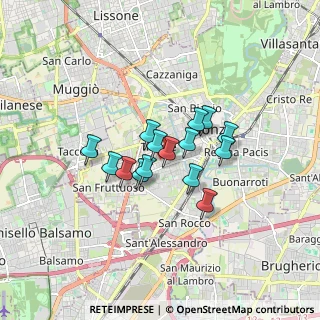 Mappa Via Ticino, 20052 Monza MB, Italia (1.13733)