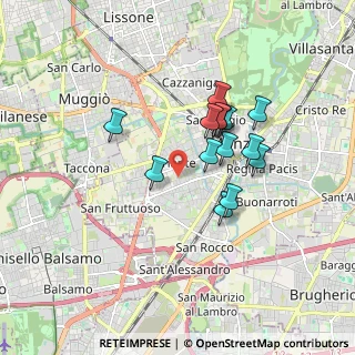 Mappa Via Ticino, 20052 Monza MB, Italia (1.41429)
