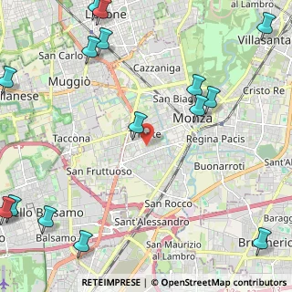 Mappa Via Ticino, 20052 Monza MB, Italia (3.35933)