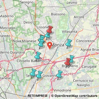 Mappa Via Ticino, 20052 Monza MB, Italia (3.4725)