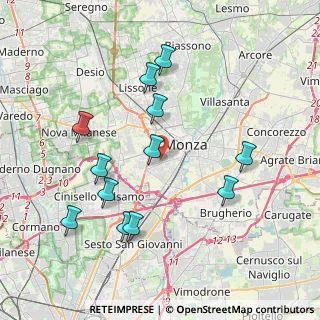 Mappa Via Ticino, 20052 Monza MB, Italia (3.97917)