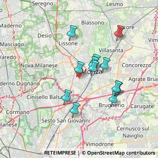 Mappa Via Ticino, 20052 Monza MB, Italia (3.195)