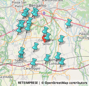 Mappa Via Milano, 24055 Cologno Al Serio BG, Italia (8.1685)