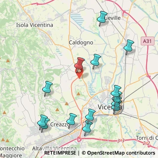 Mappa Strada S. Giovanni, 36100 Vicenza VI, Italia (4.94071)