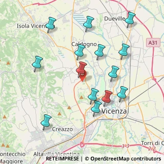 Mappa Strada S. Giovanni, 36100 Vicenza VI, Italia (4.12929)
