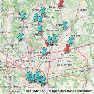 Mappa Via Val Seriana, 20052 Monza MB, Italia (10.168)