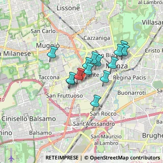 Mappa Via Val Seriana, 20052 Monza MB, Italia (1.26)