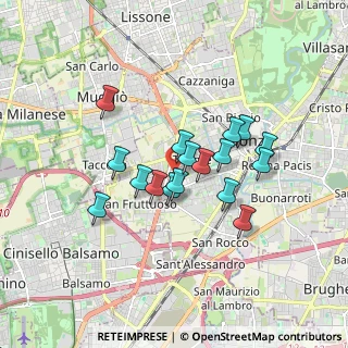 Mappa Via Val Seriana, 20052 Monza MB, Italia (1.35529)