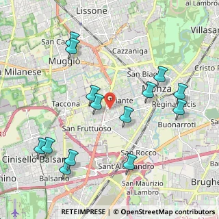 Mappa Via Val Seriana, 20052 Monza MB, Italia (2.27643)