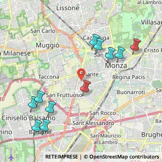 Mappa Via Val Seriana, 20052 Monza MB, Italia (2.43545)